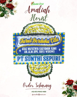 Papan Bunga Duka di Sikapak Timur